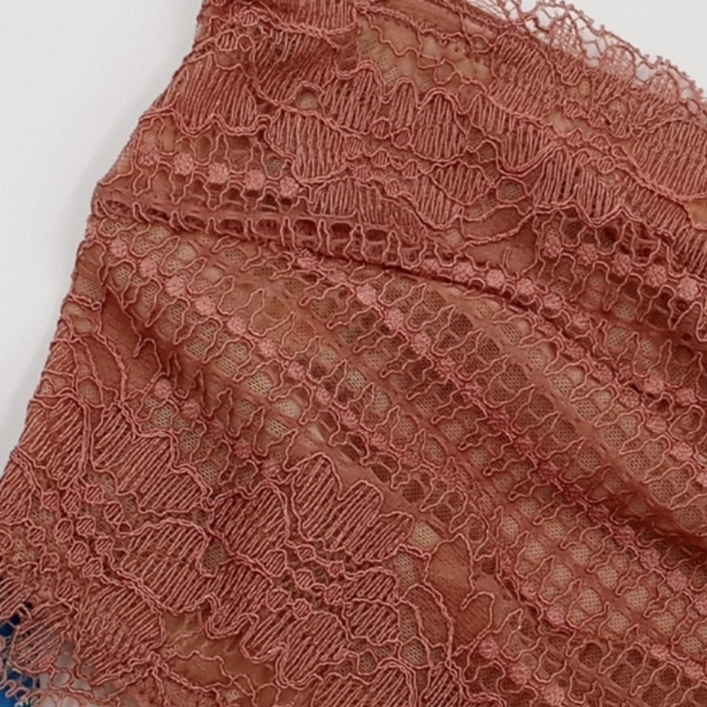 Free People Camila Bandeau Lace Bralette Vintage Rose Pink - Picture 4 of 15